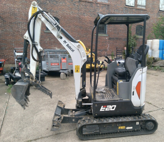 Bobcat Excavator Model E (side view)